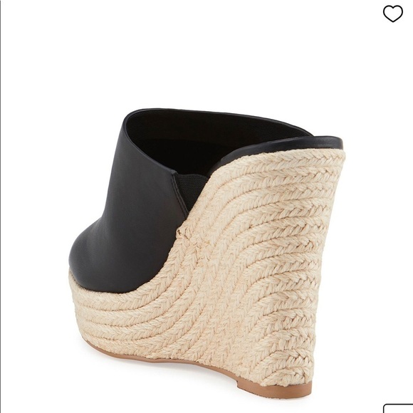 Charles David Andes Leather Wedge Espadrilles - Picture 2 of 9